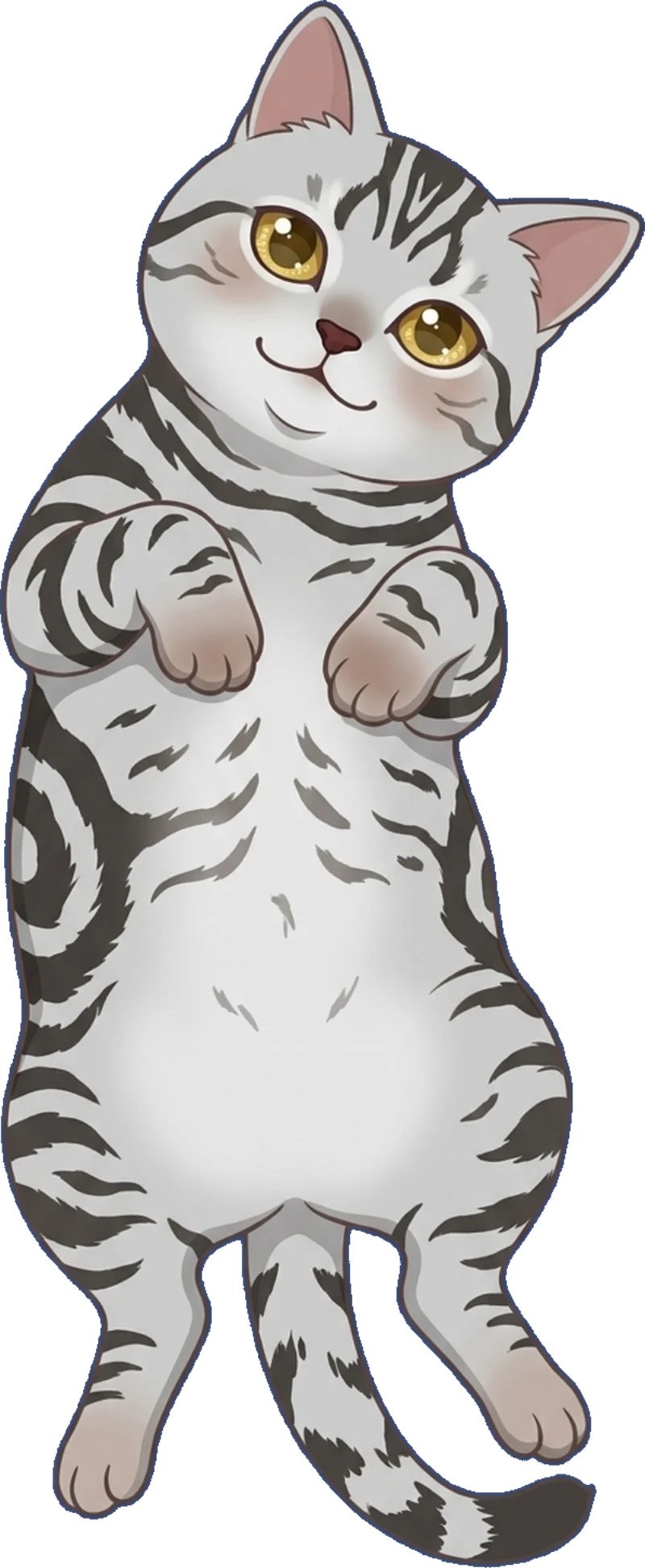 一只在等你撸的小猫